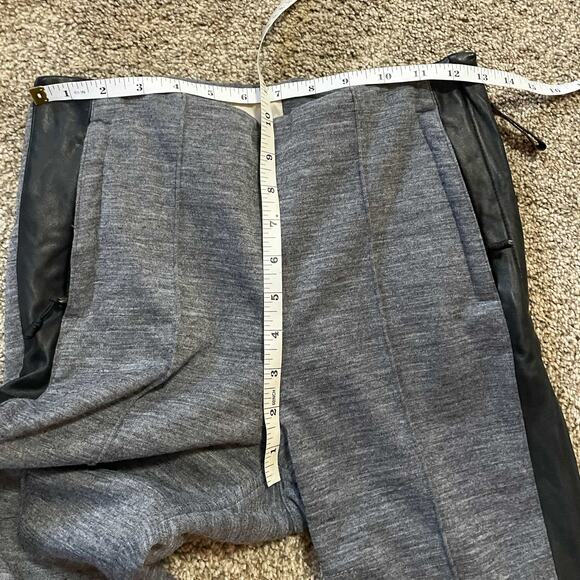 Alps & Meters Women’s stirrup Sterling Leggings Size 4 Grey Leather - Picture 7 of 8